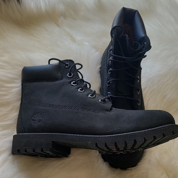 Timberland Shoes - Timberland Dark Leather Lace-Up Boots